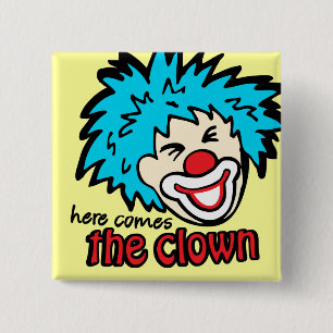 Här kommer den clown-knappen/brickan i gult knapp