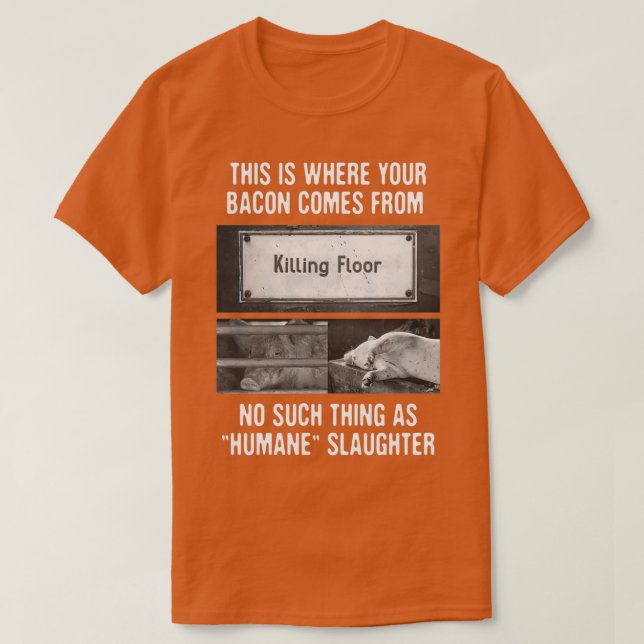Här kommer din bacon från t shirt (Design framsida)