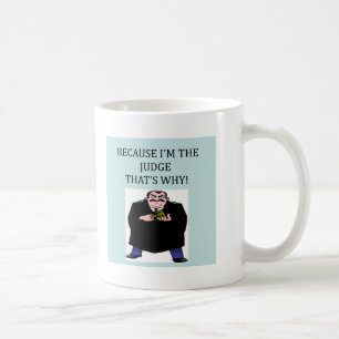 här kommer domaren kaffemugg