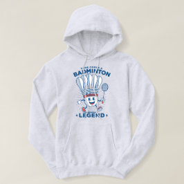 "Här kommer en badmintonlegend" Maskot Hoodie