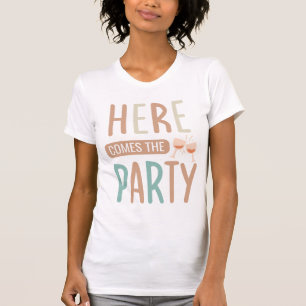 Här Kommer Festen - Rolig Sängkammarefest T Shirt