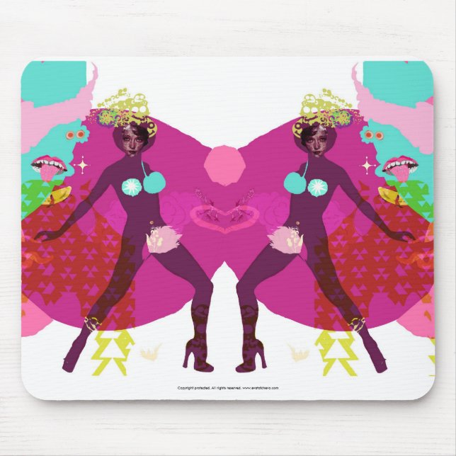 Här kommer flickorna musmatta (Framsidan)