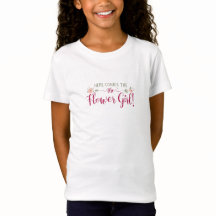 Här kommer Flower Girl T-shirt