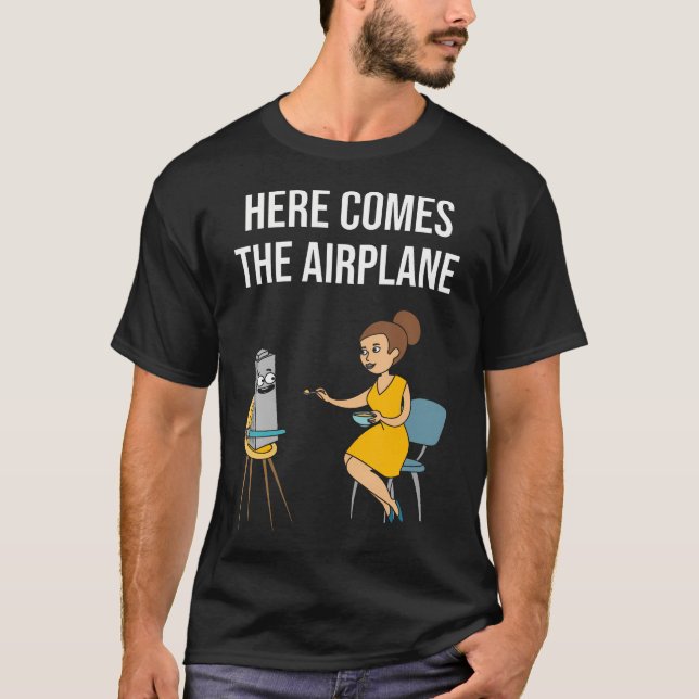 Här kommer flygplanet t shirt (Framsida)