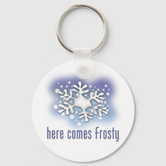 Här kommer Frosty Nyckelring
