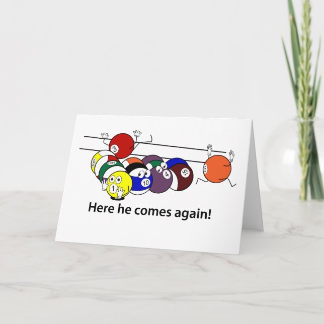 Här kommer han hälsningkortet kort (Framsida)