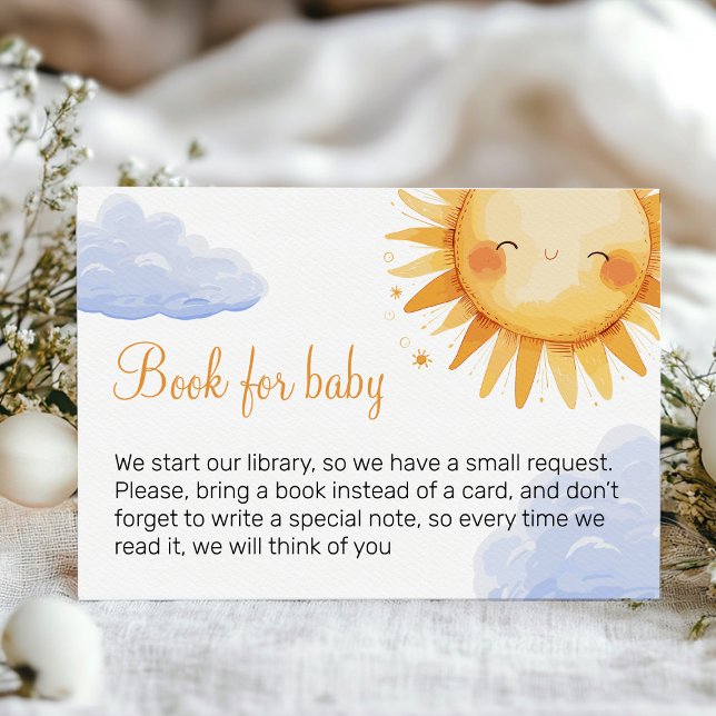 Här kommer inbjudan till babyduschen i Sol (Sun baby shower invitation )