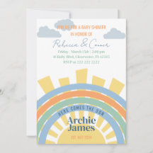 Här kommer inbjudan till Son Baby Shower