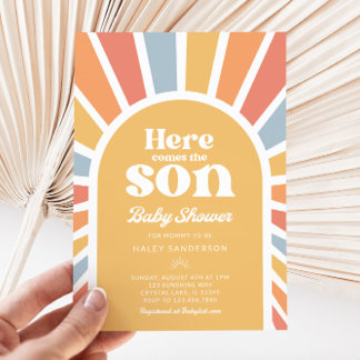 Här kommer inbjudan till Son Baby Shower