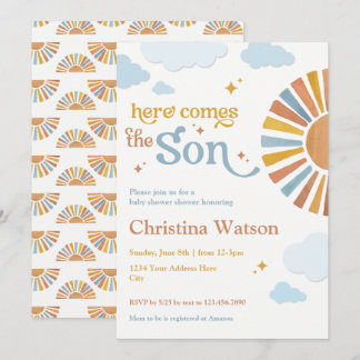 Här kommer inbjudan till Son - babyskor