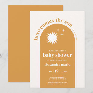 Här kommer inbjudan till Son Pojke Shower