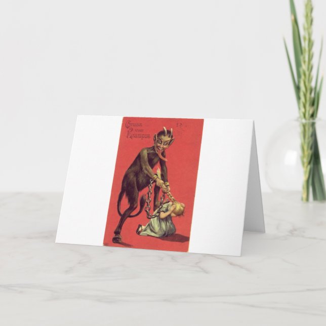 Här kommer Krampus! 2 Helgkort (Framsida)