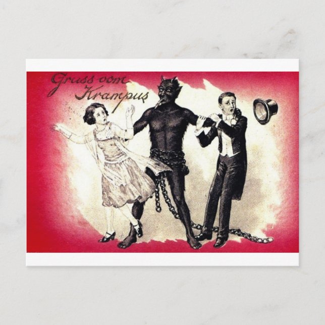 Här kommer Krampus 3 Vykort (Framsida)