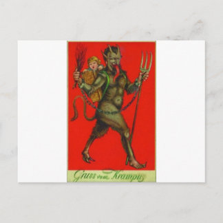 Här kommer Krampus! Vykort