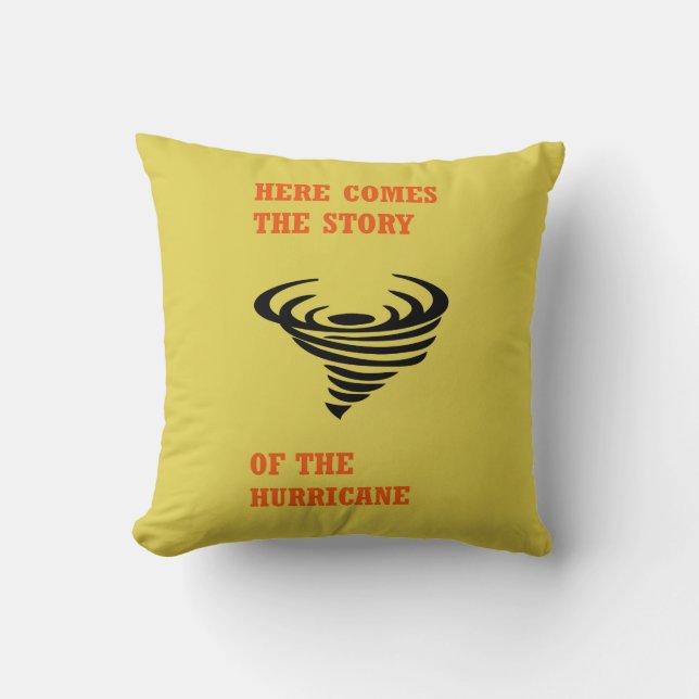 Här kommer orkanen kudde (Framsida)