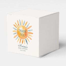 Här kommer pojken Baby Shower Presentaskar