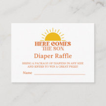 Här kommer pojken Baby Shower