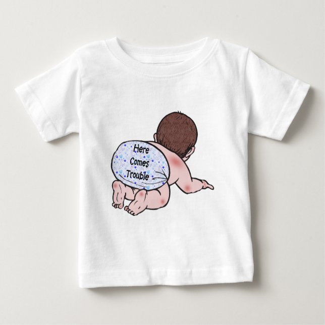 Här kommer problemlösaren Baby Tee Shirt (Framsida)