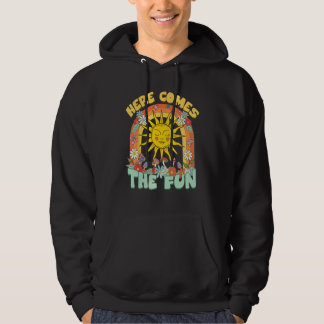 Här kommer rolig brudtärna Retro 70-tal Sängvätnin Hoodie