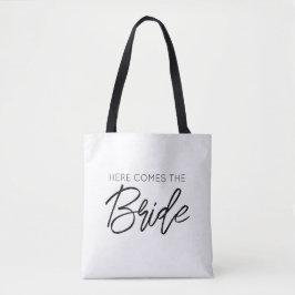 HÄR KOMMER Roligten BRIDE Bröllop Bachelorette Tygkasse