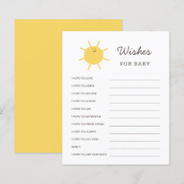 Här kommer Sol babybodarens Önskemål-stödkort