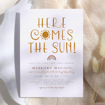 Här kommer Sol | Boho Rainbow Baby Shower