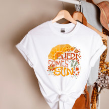 Här kommer Sol Cute Blommigt Inspiritivity T-Shirt
