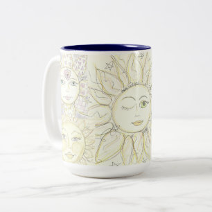Här kommer sol - kaffe mugg