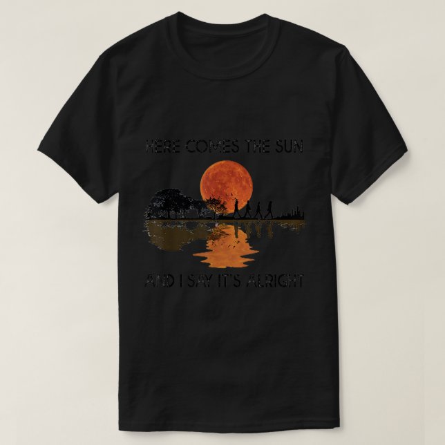 Här kommer Sol och det är okej Guitar G T Shirt (Design framsida)