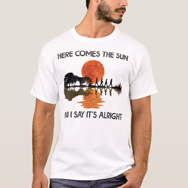 Här kommer Sol och det är okej Guitar G T Shirt (Framsida)