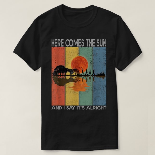 Här kommer Sol och det är okej Guitar G T Shirt (Design framsida)