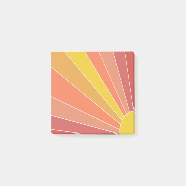 Här kommer Sol Post-it Block (Framsida)