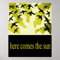 Här kommer sol poster