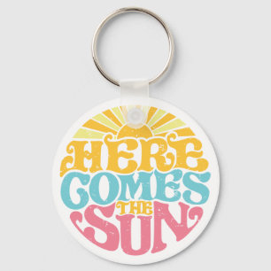Här kommer Sol (Sommaren Vibes Helgdag) T-Shirt Nyckelring
