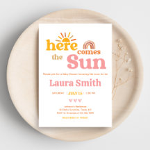 Här kommer solen Baby Shower