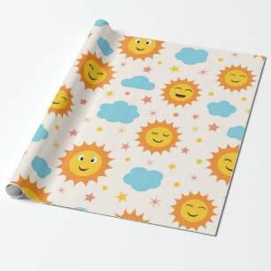 Här Kommer Solen Baby Shower  Presentpapper