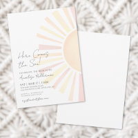 Här kommer solen Boho Sun Baby Shower