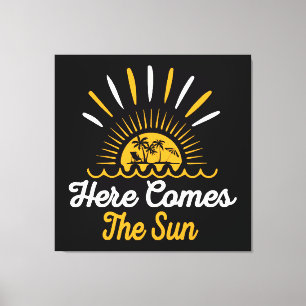 Här kommer solen canvastryck