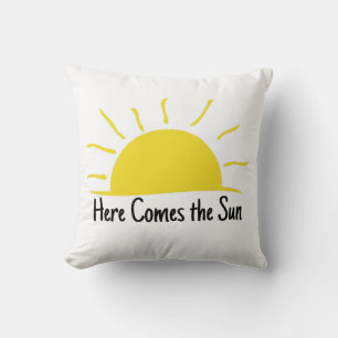 här kommer solen kudde
