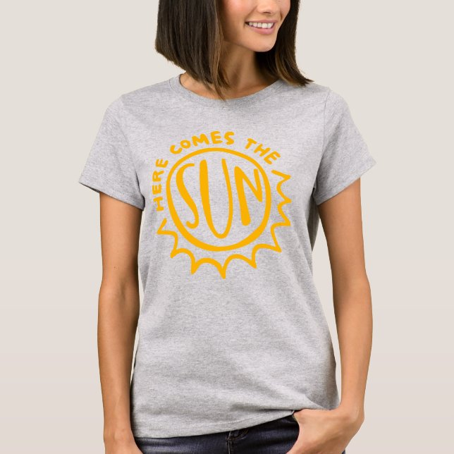 Här kommer solen t shirt (Framsida)