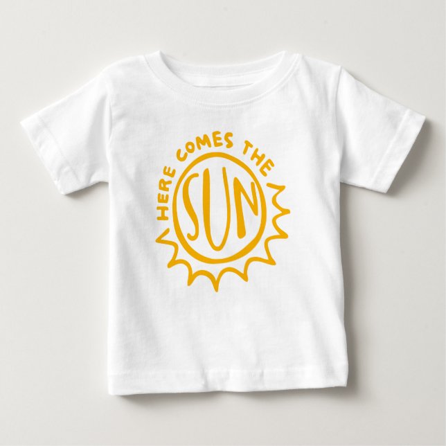 Här kommer solen t shirt (Framsida)