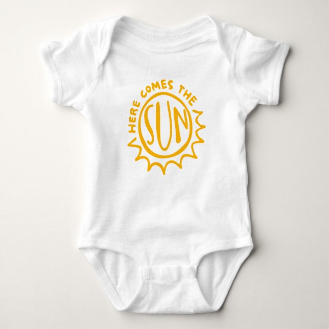 Här kommer solen t shirt (Framsida)
