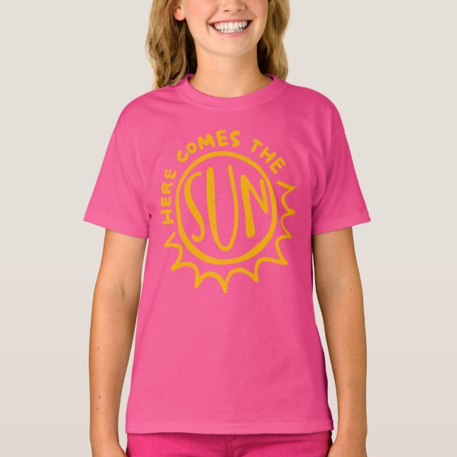 Här kommer solen t shirt (Framsida)