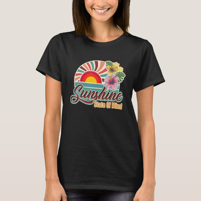 Här kommer solskenstaten Sol i Mind Florida T Shirt (Framsida)