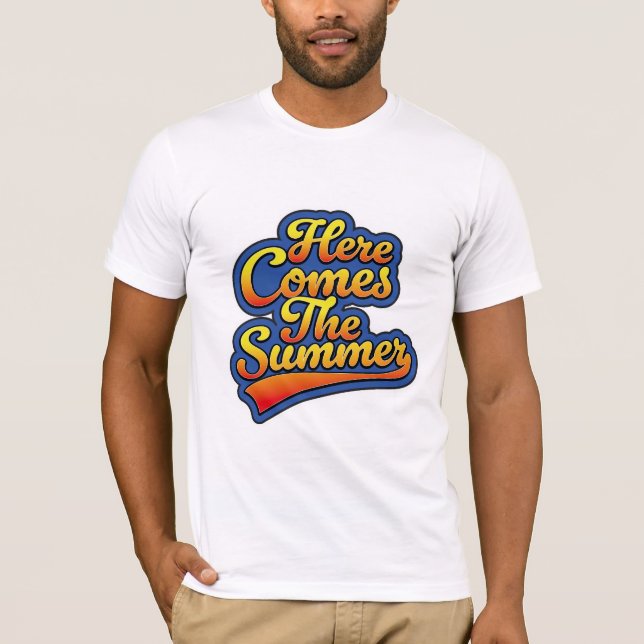 Här kommer sommaren t shirt (Framsida)