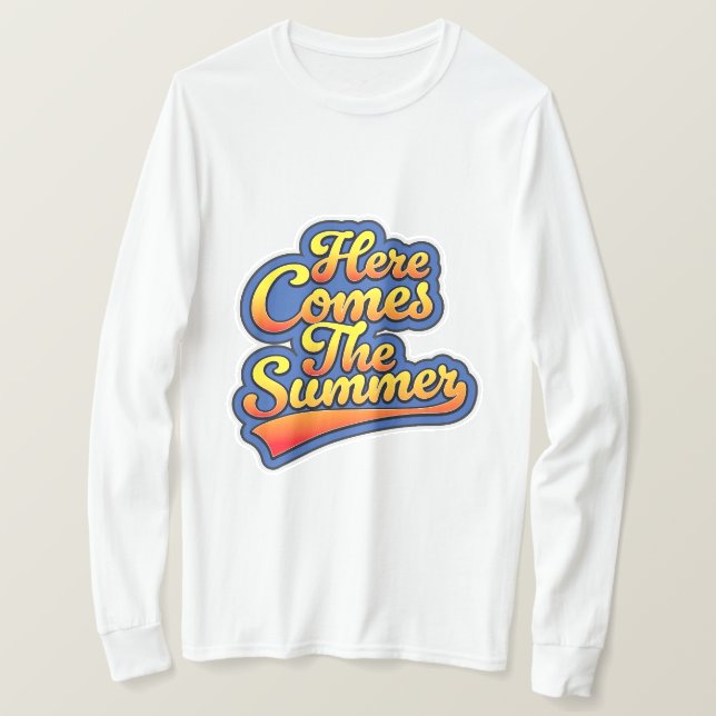 Här kommer sommaren t shirt (Design framsida)