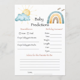 Här kommer Son Baby-predikationsspelet Inbjudningar