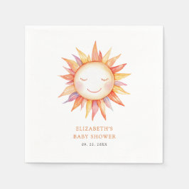 Här kommer Son Baby Shower Pappersservett