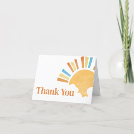 Här kommer Son Baby Shower Tack Kort