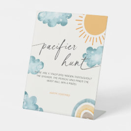 Här kommer Son Babyduschen Nappar Hunt Game